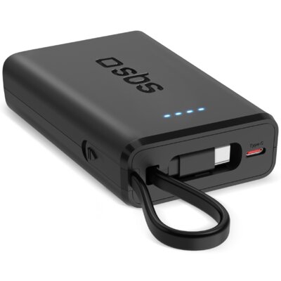 Powerbank SBS TTBB10000TCPD20K 10000 mAh 20W Czarny