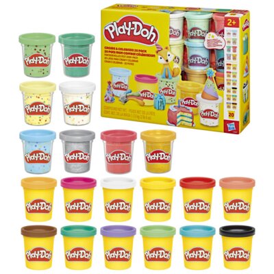 Ciastolina PLAY-DOH Twórz i świętuj zestaw 20 tub G24675L0