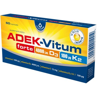 Kompleks witamin OLEOFARM ADEK-Vitum (60 kapsułek)