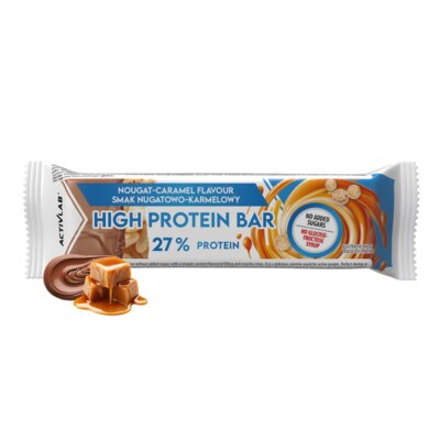 Baton proteinowy ACTIVLAB High Protein Bar Karmelowo-nugatowy (46 g)
