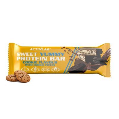 Baton proteinowy ACTIVLAB Sweet Yummy Protein Bar Ciasteczkowy (50 g)