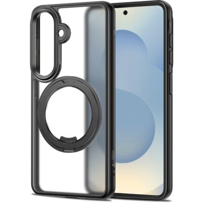 Etui TECH-PROTECT Quantum Standlock MagSafe do Samsung Galaxy S26 Czarny mat