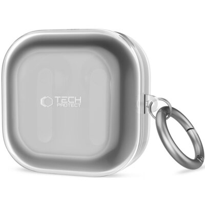 Etui na słuchawki TECH-PROTECT FlexAir do Samsung Galaxy Buds 4/4 Pro Przezroczysty