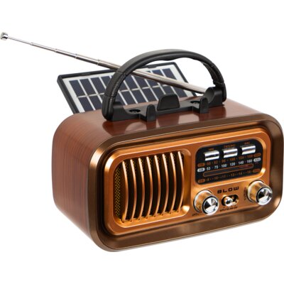 Radio BLOW RA16 Analogowe Przenośne Brązowy