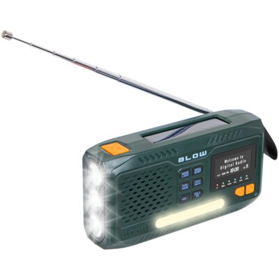 Radio BLOW RA19 Cyfrowo-analogowe Przenośne Zielony