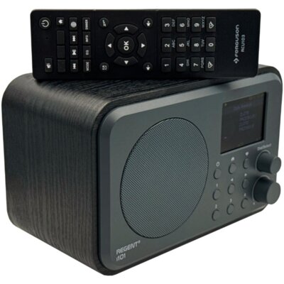 Radio FERGUSON Regent I101 Internetowe Przenośne Czarne drewno