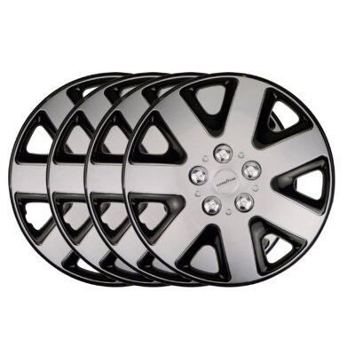 Kołpaki GOODYEAR Flexo 16 cali Srebrno-czarny