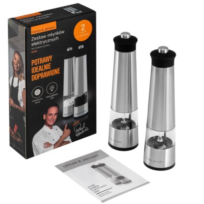 Zestaw młynków do przypraw GÖTZE & JENSEN KA102