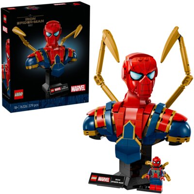 LEGO 76326 Marvel Popiersie Iron Spider-Mana