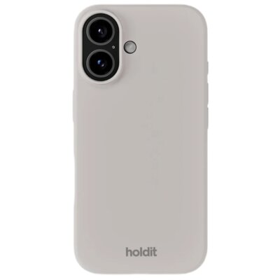 Etui HOLDIT Silicone Case do Apple iPhone 16 Szary