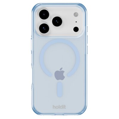Etui HOLDIT Transparent Case MagSafe do Apple iPhone 17 Pro Transparentny (niebieski)