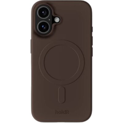 Etui HOLDIT Soft Case MagSafe do Apple iPhone 16 Brązowy