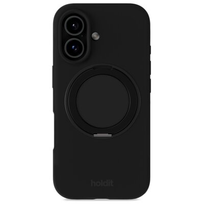 Etui HOLDIT Silicone Stand Case do Apple iPhone 17 Czarny