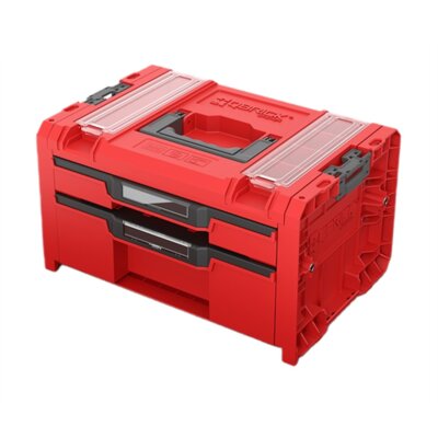 Skrzynka narzędziowa QBRICK System PRO Drawer 2 Toolbox 2.0 Profi Expert Red Ultra HD Custom