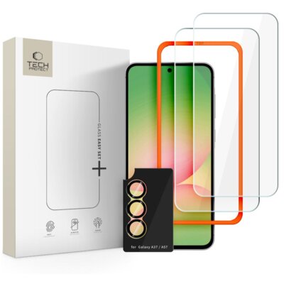 Szkło hartowne TECH-PROTECT Easy Set+ do Samsung Galaxy A57 5G (3 szt.)
