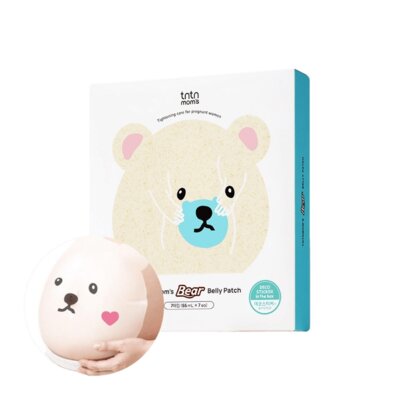 Maska nawilżająca TNTNMOM'S Bear Belly na brzuch dla kobiet w ciąży 7 szt.