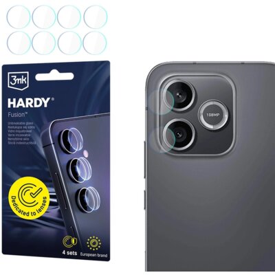 Szkło hybrydowe na obiektyw 3MK Hardy Fusion Lens Protection do Honor 600 Lite