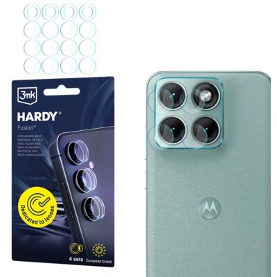 Szkło hybrydowe na obiektyw 3MK Hardy Fusion Lens Protection do Motorola Edge 70 Fusion
