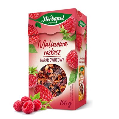 Herbata HERBAPOL Malinowa rozkosz 100 g