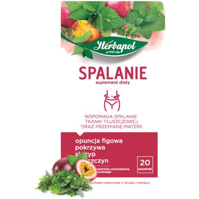 Herbata w saszetkach HERBAPOL Spalanie (20 sztuk)