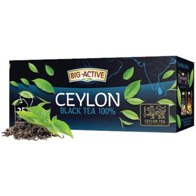 Herbata czarna w saszetkach BIG ACTIVE Ceylon (25 sztuk)
