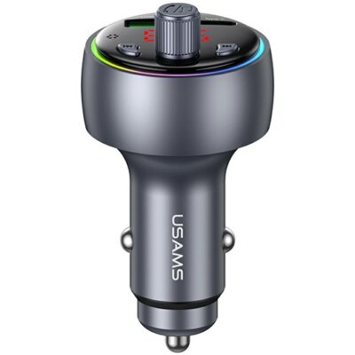Ładowarka samochodowa USAMS CC328 30W Szary