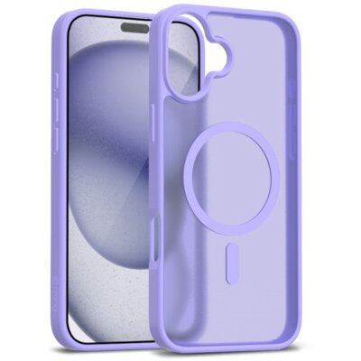 Etui CRONG Hybrid Matte Magnetic MagSafe do Apple iPhone 17 Lawendowy