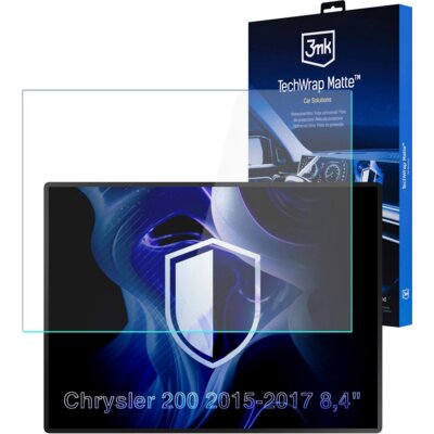 Folia ochronna 3MK TechWrap Matte Center Display do Chrysler 200 2015-2017 8.4"