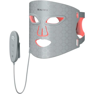 Maska LED do twarzy BEAUTIFLY Auraskin Pro Szary