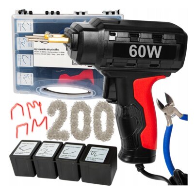 Spawarka Zgrzewarka Do Plastiku Zszywarka Lutownica 60w Box Zestaw Zszywki