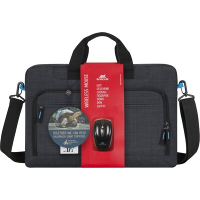 Torba na laptopa RIVACASE Regent 08 / 8058 17.3 cali Czarny