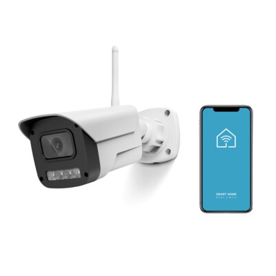 Kamera HAMA 176653 Zewnętrzna, Wi-Fi, Biały