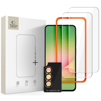 Szkło hartowane TECH-PROTECT Easy Set+ 3-Pack do Samsung Galaxy A37 5G