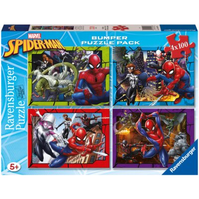 Puzzle RAVENSBURGER Marvel Spiderman 4w1 12001076 (400 elementów)