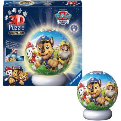Puzzle 3D RAVENSBURGER NightLight Psi Patrol 12008057 (73 elementy)