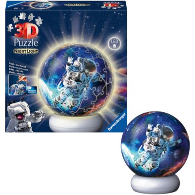 Puzzle 3D RAVENSBURGER NightLight Astronauta 12008058 (73 elementy)