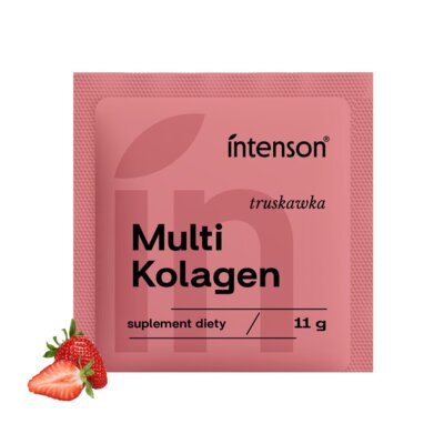 Kolagen INTENSON Multi Truskawkowy (11 g)