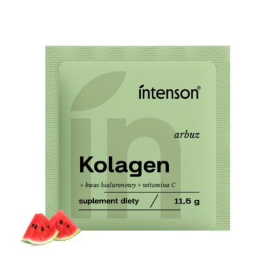 Kolagen INTENSON Witamina C + Kwas hialuronowy Arbuzowy (11.5 g)