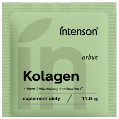 Kolagen INTENSON Witamina C + Kwas hialuronowy Arbuzowy (11.5 g)