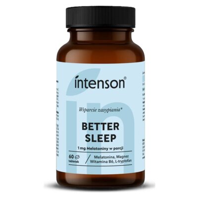 Suplement na sen INTENSON Better Sleep z melatoniną (60 tabletek)