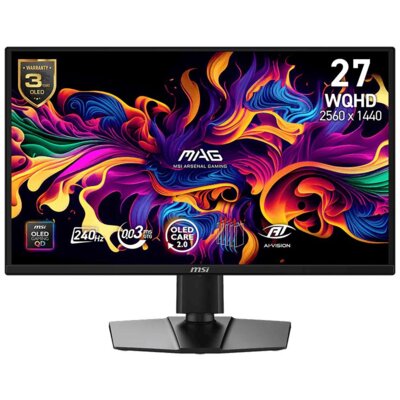 Monitor MSI MAG 272QP QD-OLED X24 26.5" 2560x1440px 240Hz 0.03 ms [GTG]