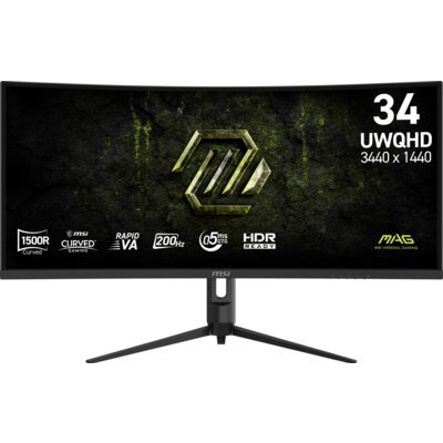 Monitor MSI Mag 342CQRF E20 34" 3440x1440px 200Hz 0.5 ms [GTG] Curved