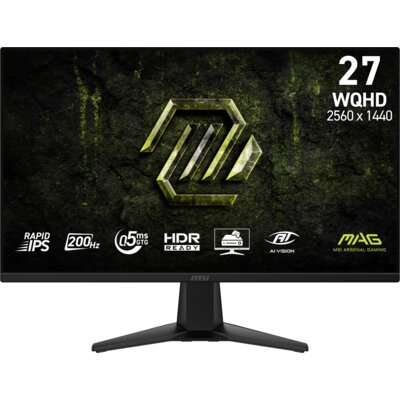 Monitor MSI MAG 275QF E20 27" 2560x1440px IPS 200Hz 0.5 ms [GTG]