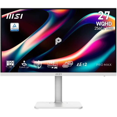 Monitor MSI Pro Max 271QPHW E14 27" 2560x1440px IPS 144Hz 1 ms [MPRT]