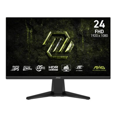 Monitor MSI Mag 245F X24 23.8" 1920x1080px IPS 240Hz 0.5 ms [GTG]