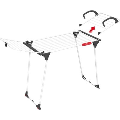 Suszarka na pranie VILEDA Premium 2w1 Biało-czarny