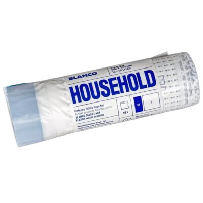 Worki na śmieci BLANCO 527868 19L (15 sztuk) Biało-niebieski