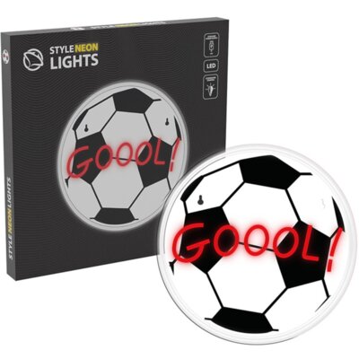 Neon LED MANTA SNL110WH Piłka