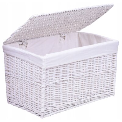 Kufer GOCKOWIAK Wiklinowy 105 L Biały