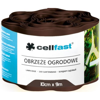Obrzeże ogrodowe brązowe 10 cm x 9 m